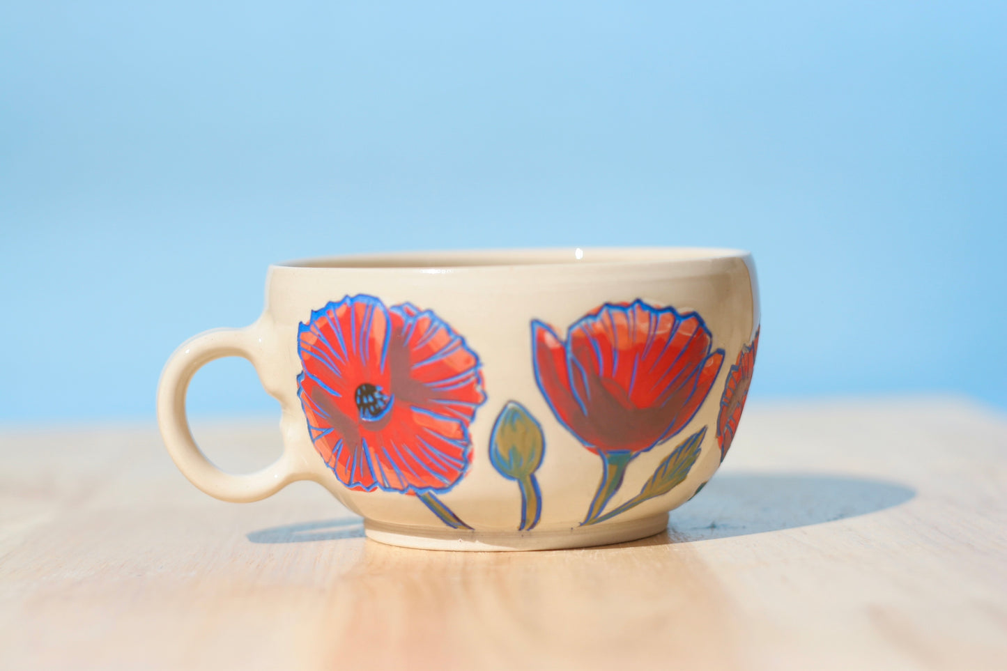 Poppy Cappuccino Cup