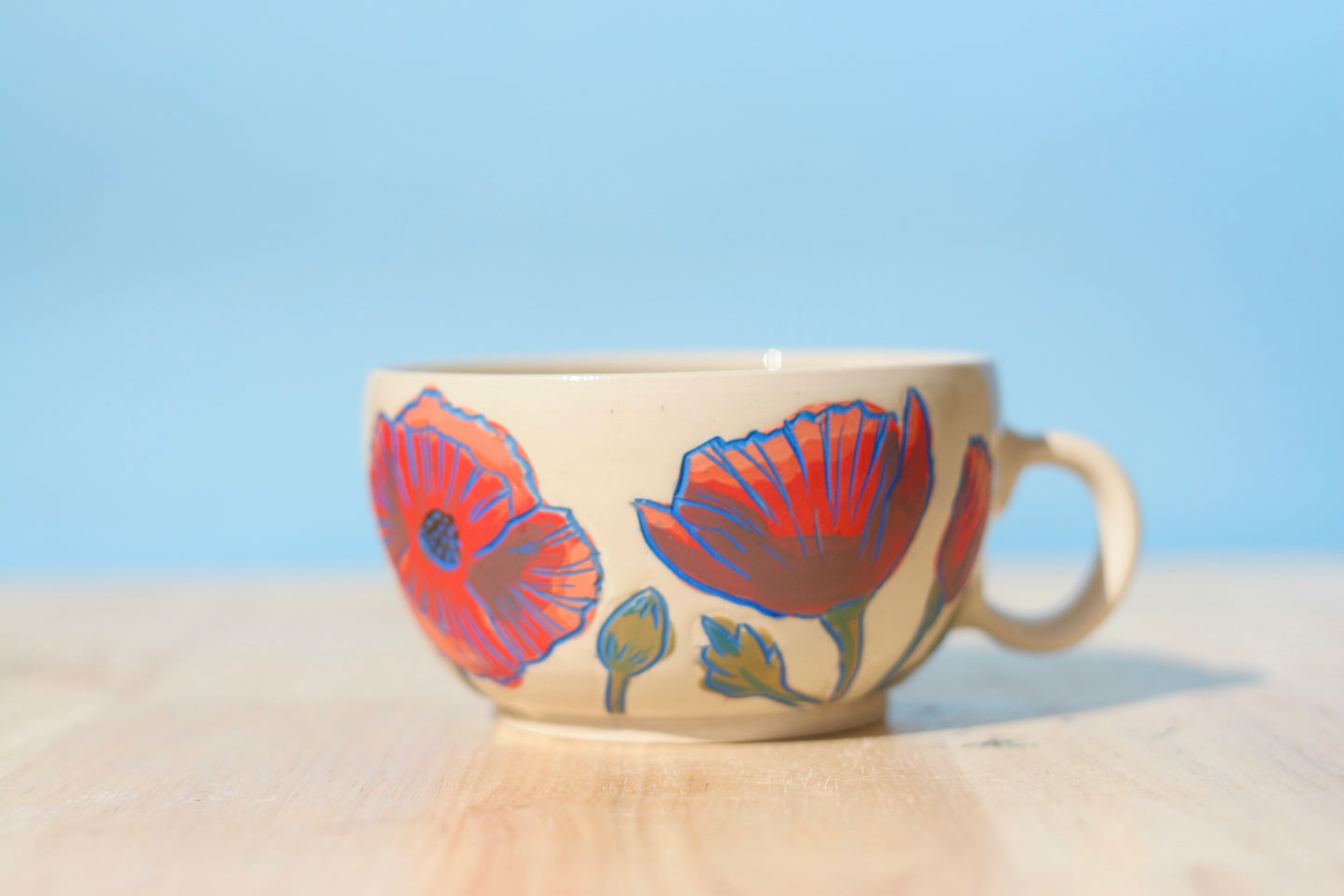 Poppy Cappuccino Cup