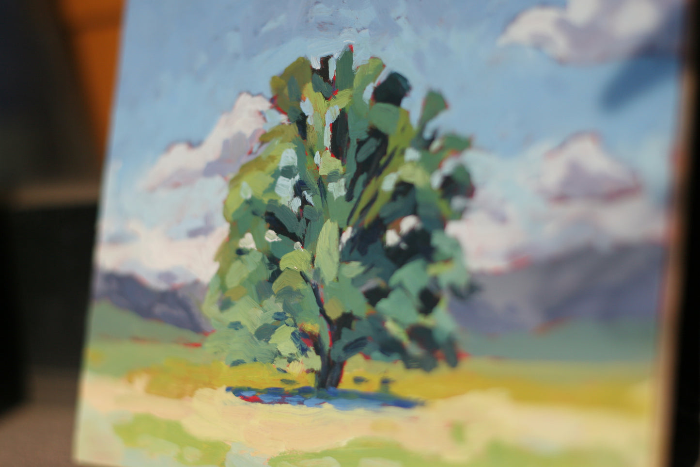 Smoky Mountain Tree | Original Oil Painting |5x7 on Panel