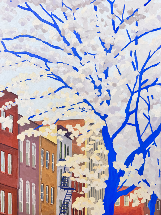 "Blooms in Williamsburg" Print