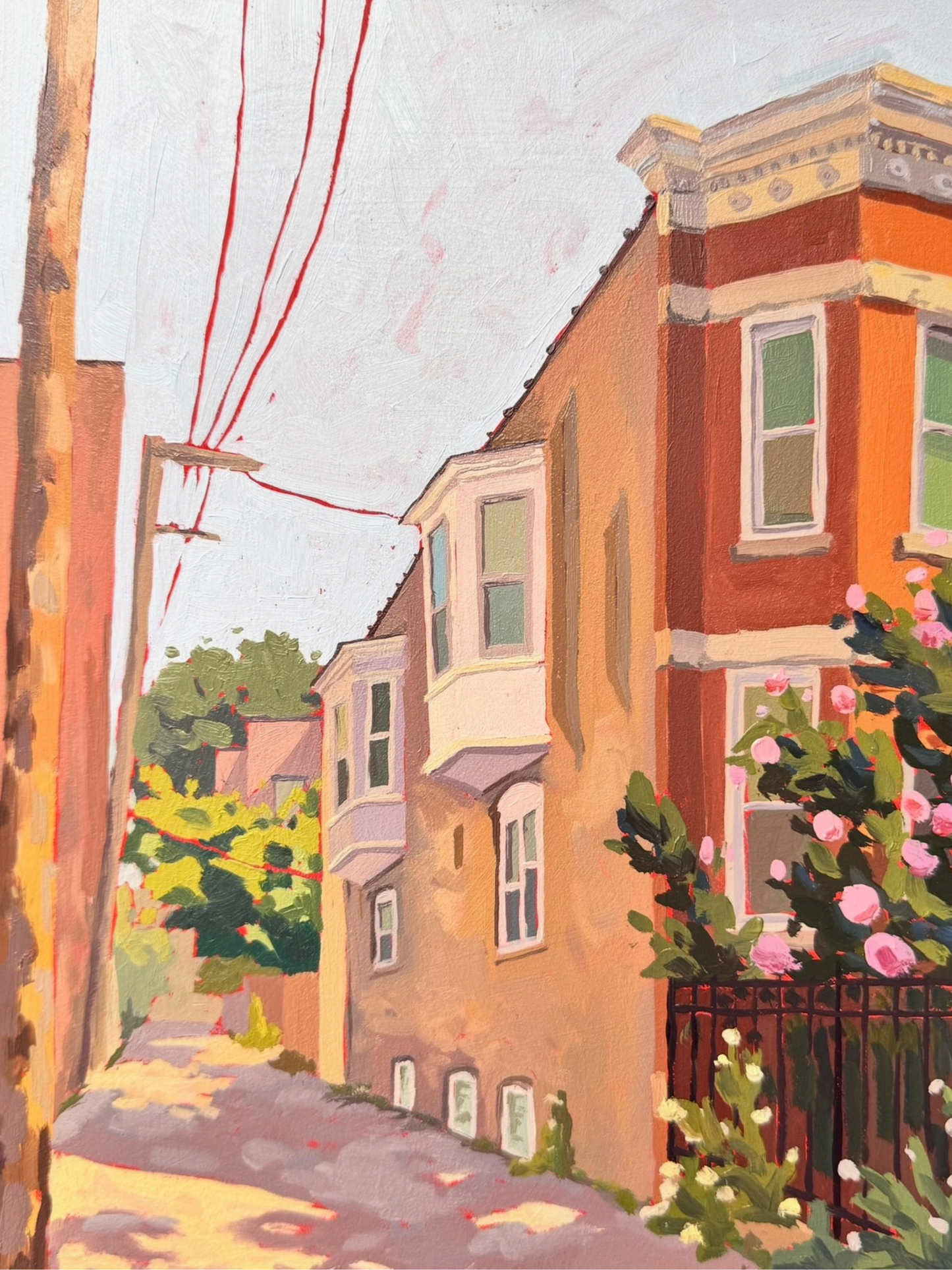 "Hibiscus Alley" Print Listing