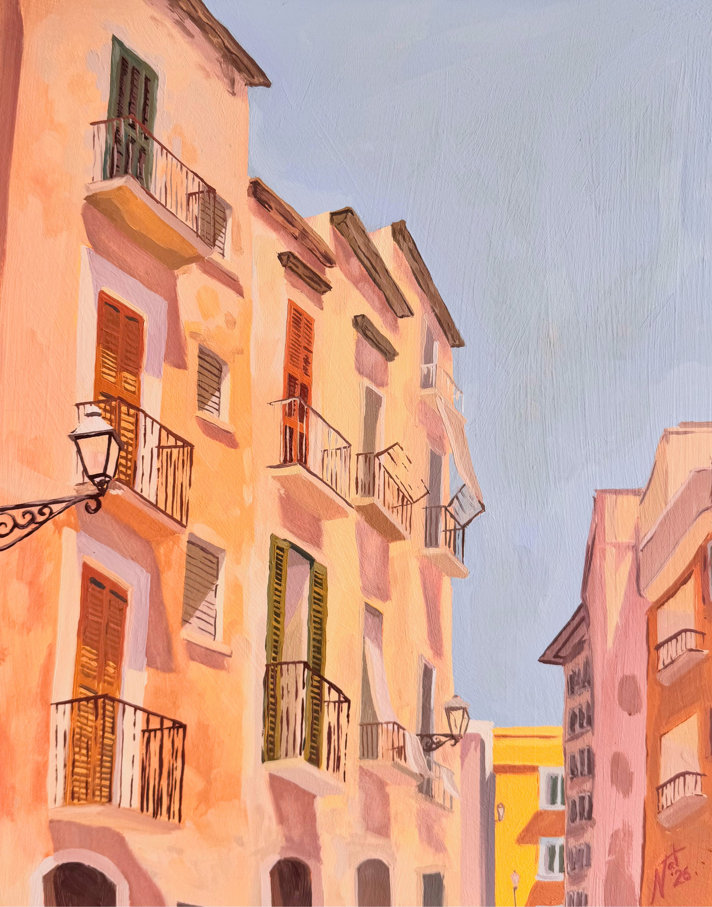 "Buildings of Bari" Print