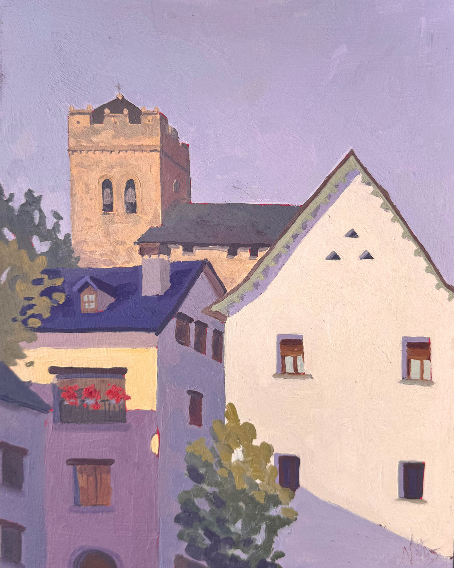 "Buildings of Broto" Print