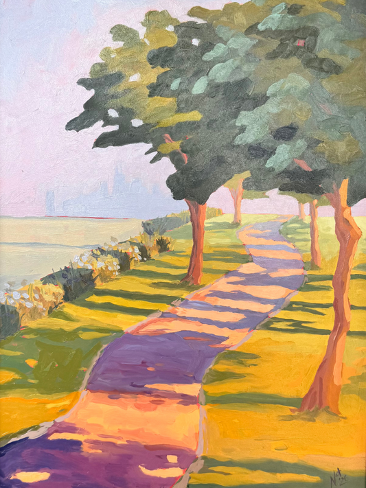 "Golden Hour Stripes" Print