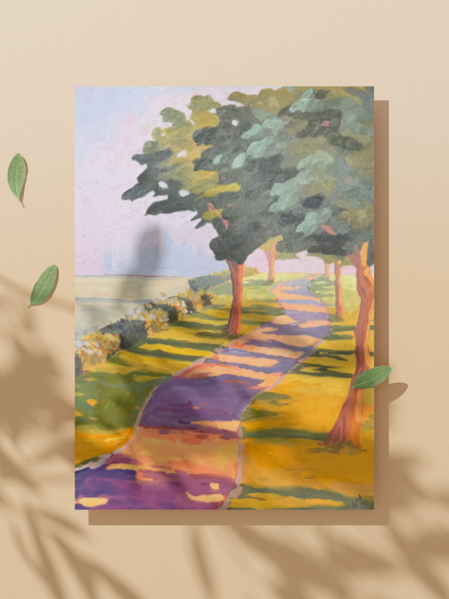 "Golden Hour Stripes" Print