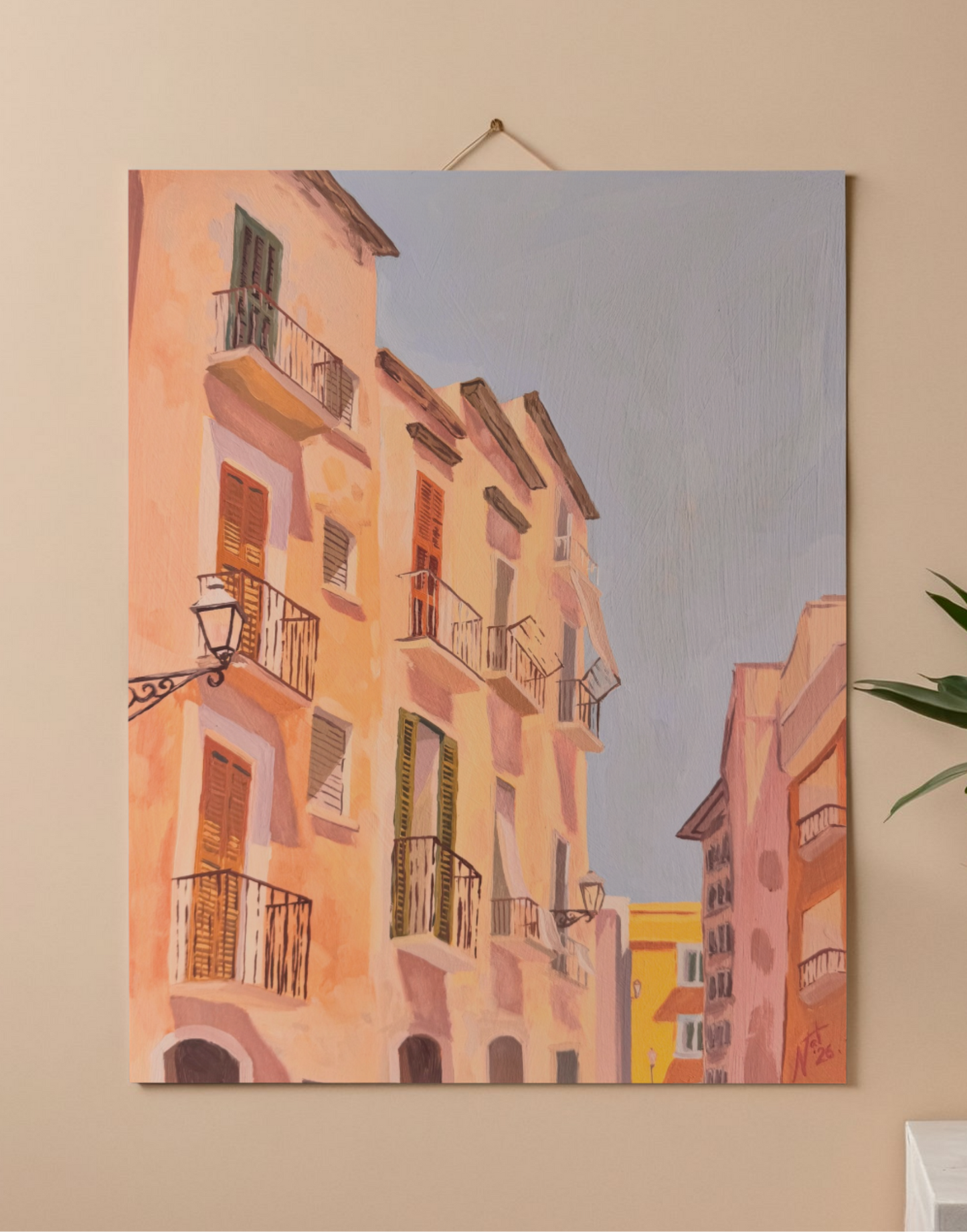"Buildings of Bari" Print