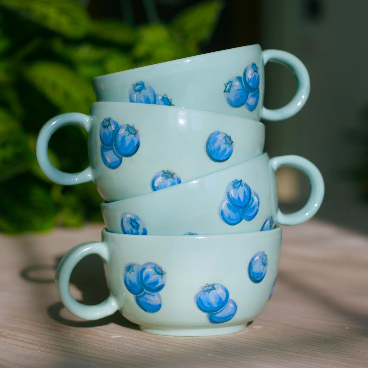 Blueberry Cappuccino Mug