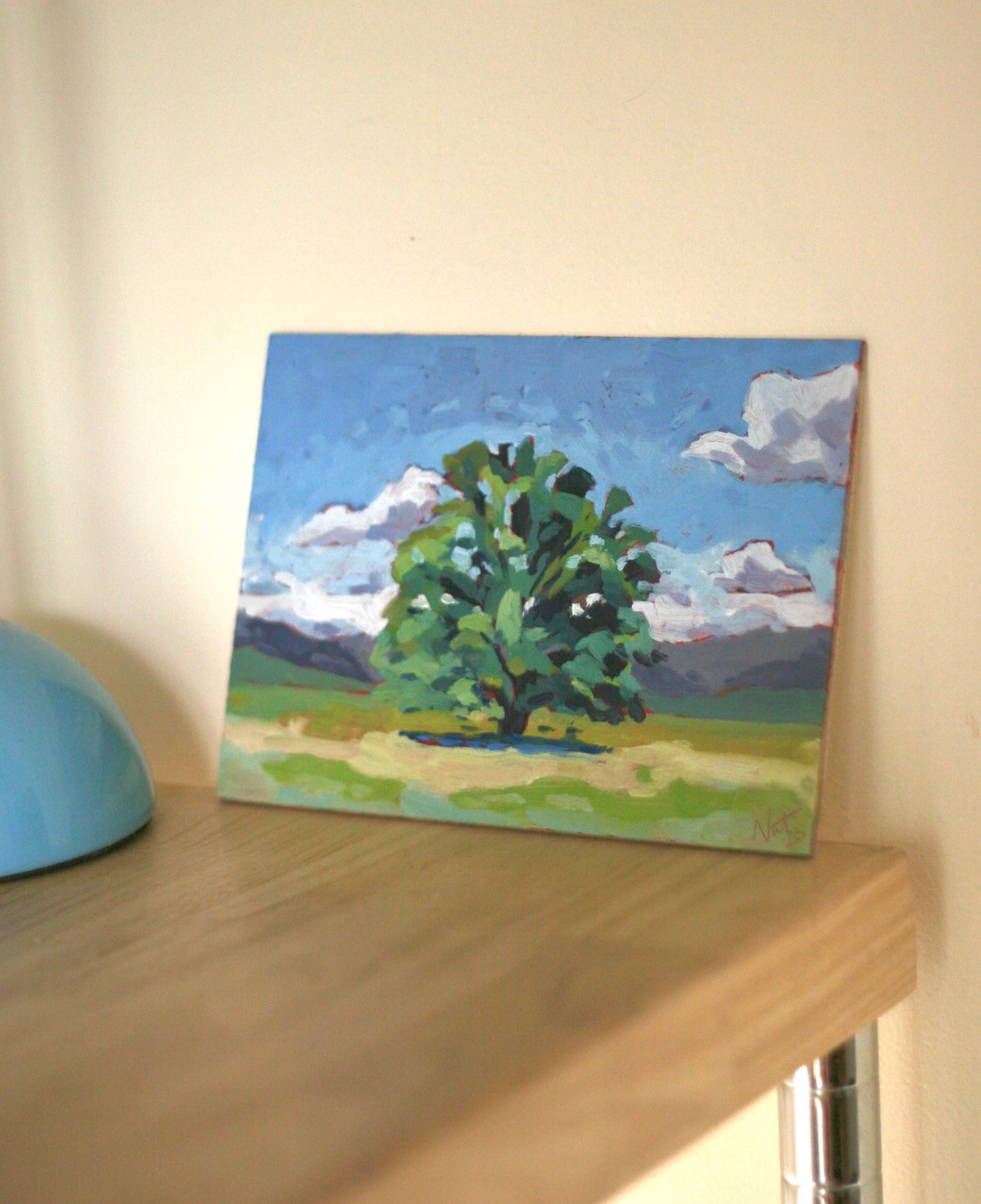 Smoky Mountain Tree | Original Oil Painting |5x7 on Panel