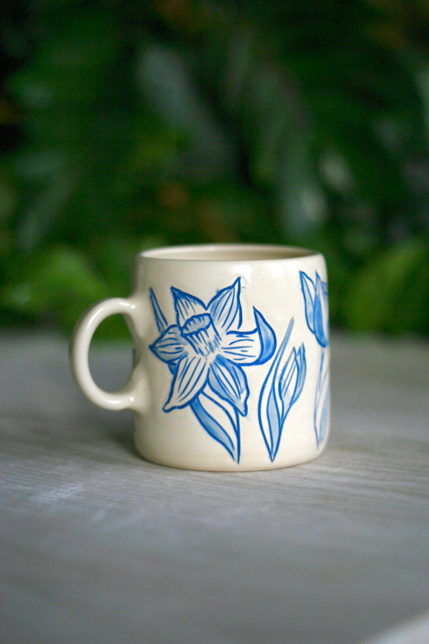 Blue Daffodil Mug
