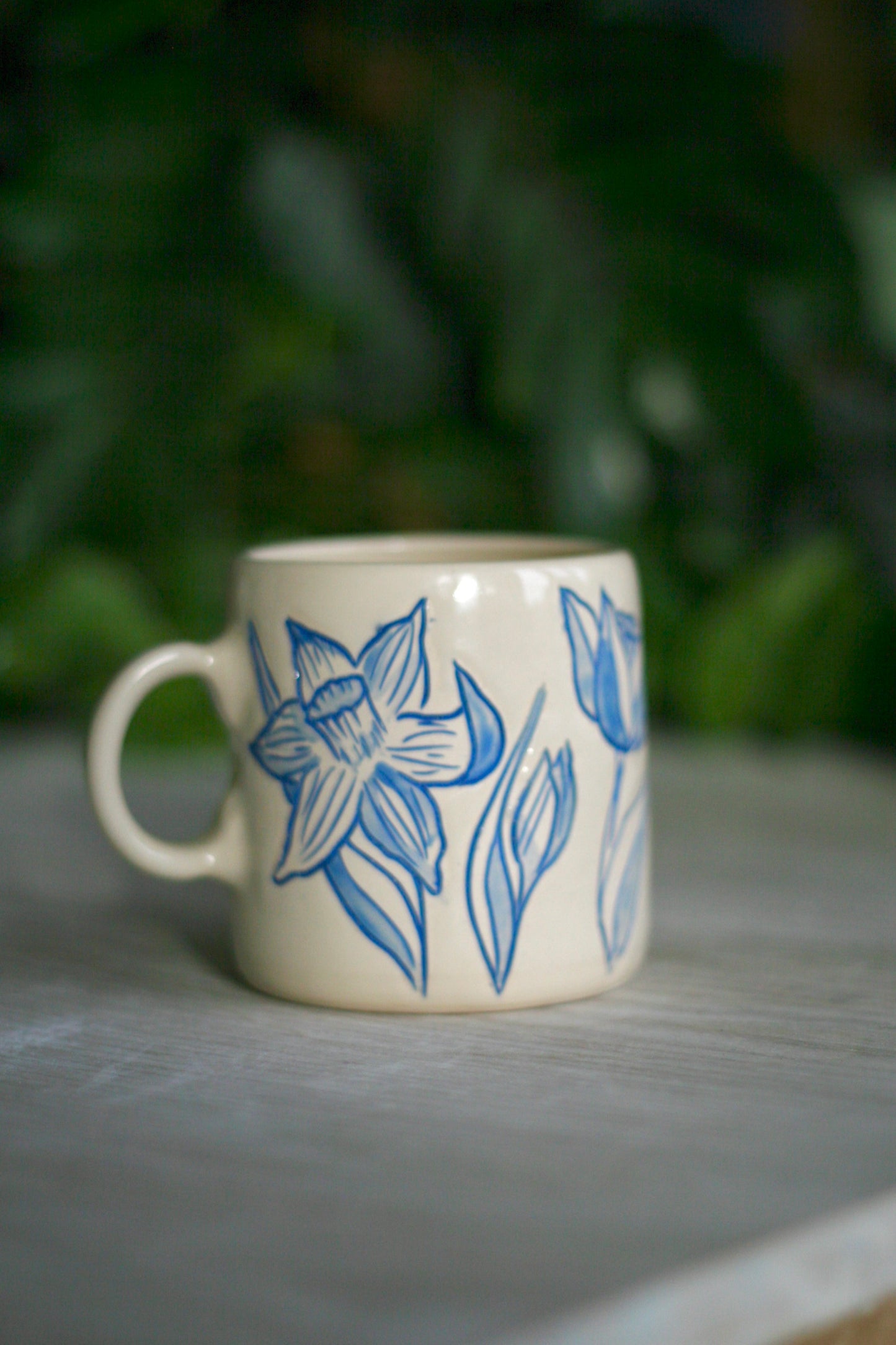 Blue Daffodil Mug
