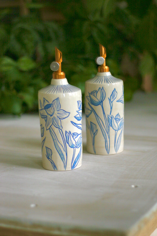 Blue Daffodil Oil Bottle