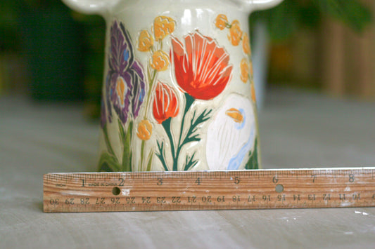 California Wildflower Vase ✦ 8" tall (DISCOUNTED)
