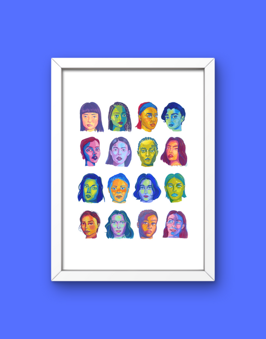 Cool Girls Print 11x14